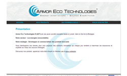 Armor Eco Technologies website